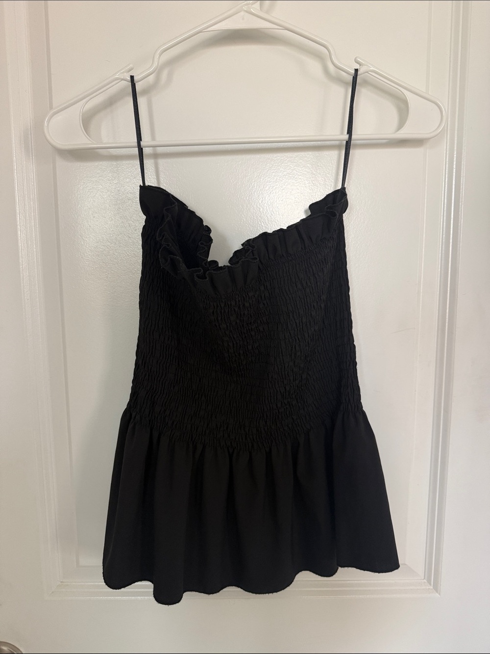 Black rouge tube top